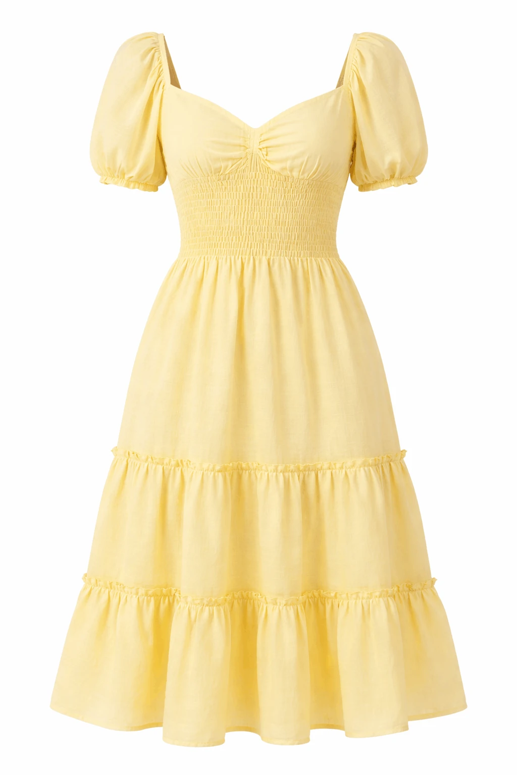 FashionWave SELF STRIPE RUFFLE DRESS